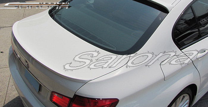 Custom BMW 5 Series Trunk Wing  Sedan (2011 - 2016) - $240.00 (Manufacturer Sarona, Part #BM-062-TW)